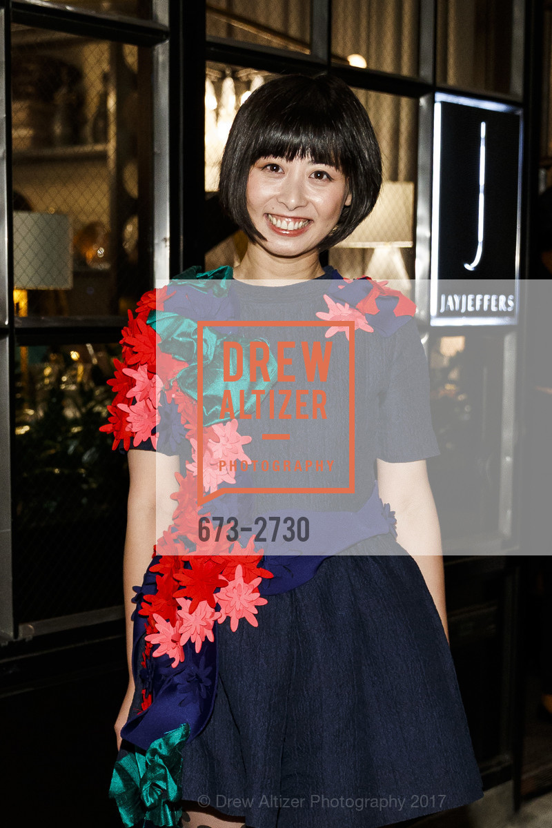 Yuka Uehara, Emily P. Wheeler Fine Jewelry Launch at Jay Jeffers, Jay Jeffers. 1035 Post Street, October 11th, 2017, Photo #673-2730 Yuka Uehara, Photo #673-2730
