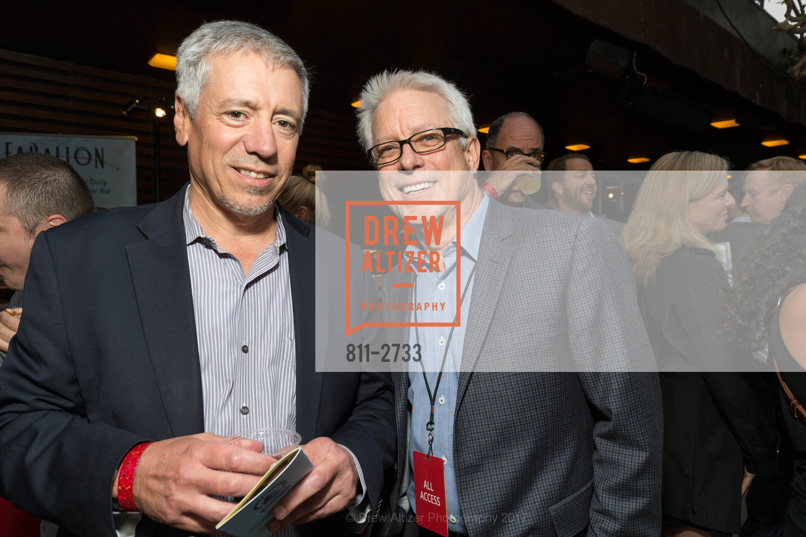 Chuck Palley, Bill Feyling, TNDC's Pool Toss 2017, Phoenix Hotel & Chambers Eat + Drink. 601 Eddy Street San Francisco, California 94109, October 11th, 2017, Photo #811-2733 Chuck Palley, Bill Feyling, Photo #811-2733