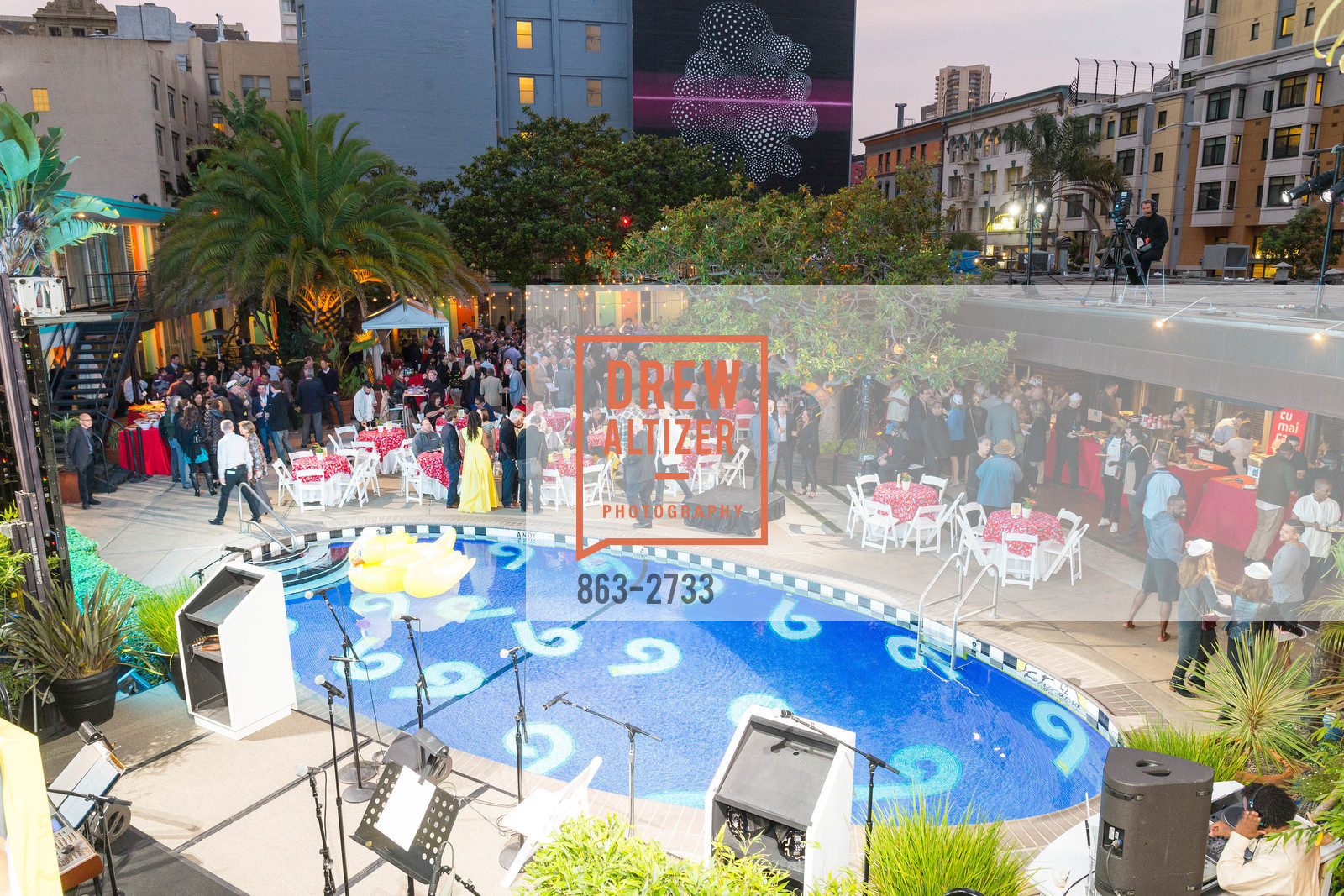 Atmosphere, TNDC's Pool Toss 2017, Phoenix Hotel & Chambers Eat + Drink. 601 Eddy Street San Francisco, California 94109, October 11th, 2017, Photo #863-2733 Atmosphere, Photo #863-2733
