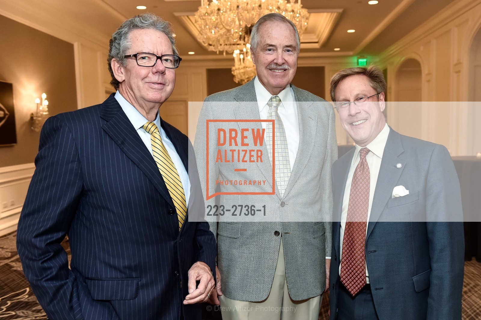 Tom Bishop, Gary Newton, Candler Gibson, San Francisco Education Fund Gala 2017, The Ritz. 600 Stockton St. San Francisco, California 94108 United States, Photo #223-2736-1 Tom Bishop, Gary Newton, Candler Gibson, Photo #223-2736-1