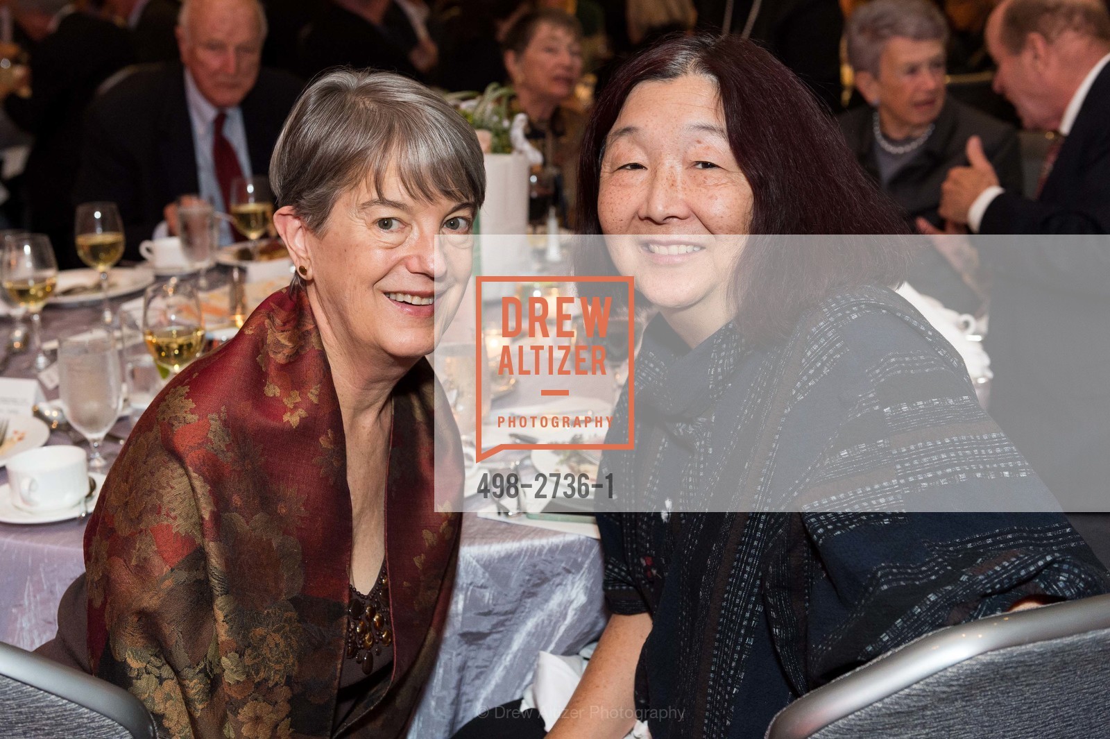 Kate Godfrey, Jan Masaoka, San Francisco Education Fund Gala 2017, The Ritz. 600 Stockton St. San Francisco, California 94108 United States, Photo #498-2736-1 Kate Godfrey, Jan Masaoka, Photo #498-2736-1