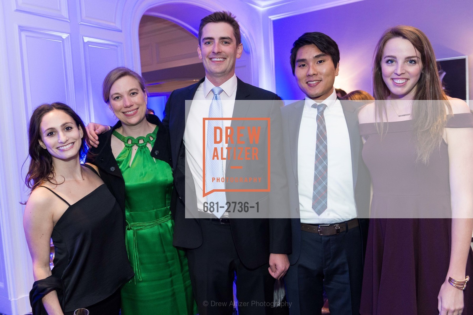 Laura Sack, Josie Chiles, Ian Dunckel, Danny Chang, Emily Hudson, San Francisco Education Fund Gala 2017, The Ritz. 600 Stockton St. San Francisco, California 94108 United States, Photo #681-2736-1 Laura Sack, Josie Chiles, Ian Dunckel, Danny Chang, Emily Hudson, Photo #681-2736-1