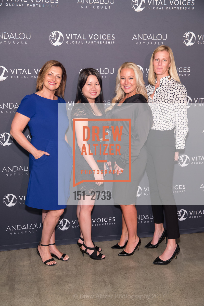 Alina Richards, T Kong, Samantha Tradelius, Weston Radomski, Vital Voices Annual Gala Luncheon 2017, The Village. 969 Market St, San Francisco, CA 94103, October 12th, 2017, Photo #151-2739 Alina Richards, T Kong, Samantha Tradelius, Weston Radomski, Photo #151-2739