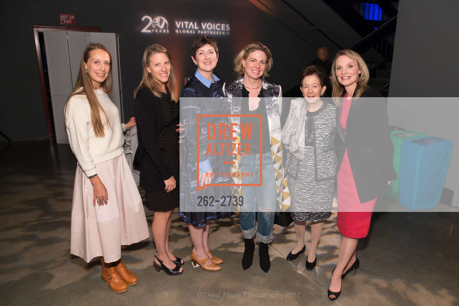 Kansen Plume, Neria Citus, Amanda Monchant, Sherri Tull, Roselyne Swig, Alyse Nelson, Vital Voices Annual Gala Luncheon 2017, The Village. 969 Market St, San Francisco, CA 94103, October 12th, 2017, Photo #262-2739 Kansen Plume, Neria Citus, Amanda Monchant, Sherri Tull, Roselyne Swig, Alyse Nelson, Photo #262-2739