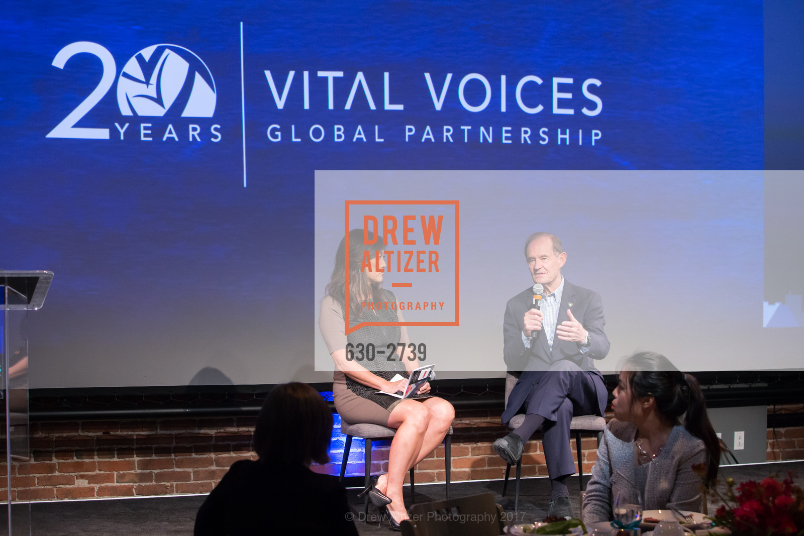Juju Chang, David Boies, Vital Voices Annual Gala Luncheon 2017, The Village. 969 Market St, San Francisco, CA 94103, October 12th, 2017, Photo #630-2739 Juju Chang, David Boies, Photo #630-2739