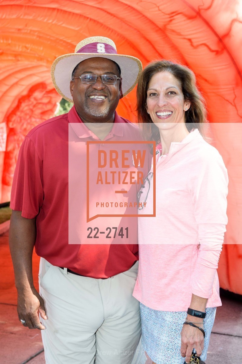 Michael Tolliver, Jackie Zubler, Stanford Hall of Fame and Football Golf Tournament 2017, Stanford Golf Course. 198 Junipero Serra Blvd Stanford, California 94305, October 12th, 2017, Photo #22-2741 Michael Tolliver, Jackie Zubler, Photo #22-2741