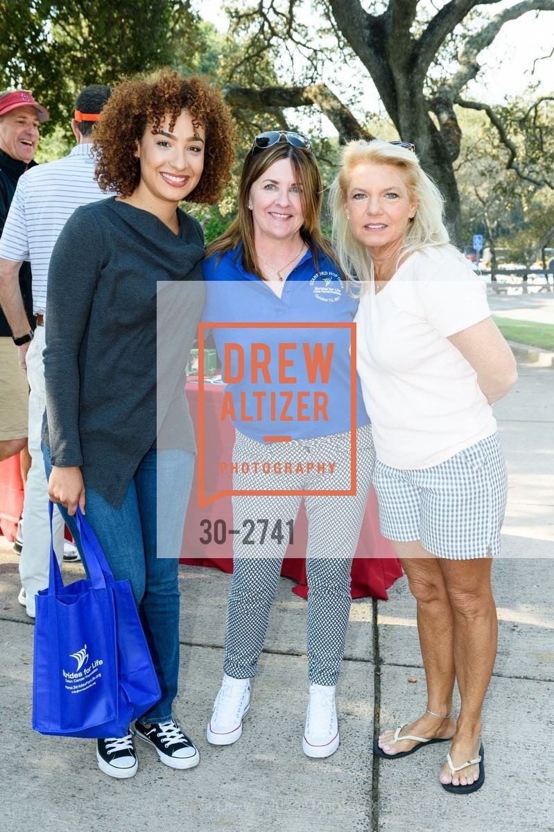 Lindsey Poole, Leah Whitehead, Angie Tolliver, Stanford Hall of Fame and Football Golf Tournament 2017, Stanford Golf Course. 198 Junipero Serra Blvd Stanford, California 94305, October 12th, 2017, Photo #30-2741 Lindsey Poole, Leah Whitehead, Angie Tolliver, Photo #30-2741