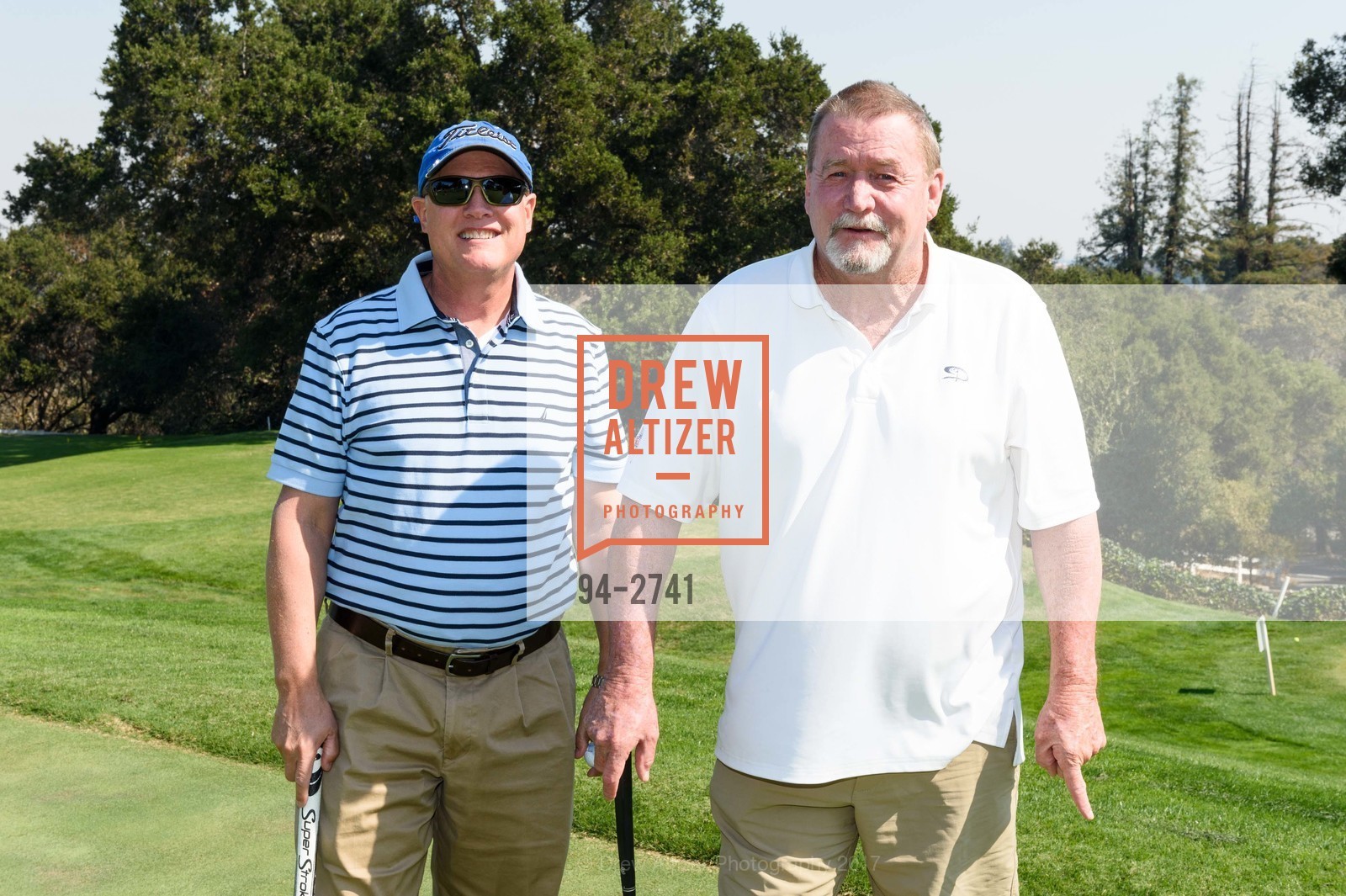 Karl Jensen, John Duggan, Stanford Hall of Fame and Football Golf Tournament 2017, Stanford Golf Course. 198 Junipero Serra Blvd Stanford, California 94305, October 12th, 2017, Photo #94-2741 Karl Jensen, John Duggan, Photo #94-2741