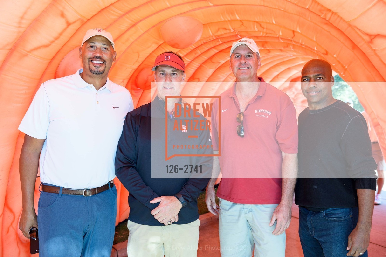 Howard Wright, John Paye, Jon Root, Thomas Henley, Stanford Hall of Fame and Football Golf Tournament 2017, Stanford Golf Course. 198 Junipero Serra Blvd Stanford, California 94305, October 12th, 2017, Photo #126-2741 Howard Wright, John Paye, Jon Root, Thomas Henley, Photo #126-2741