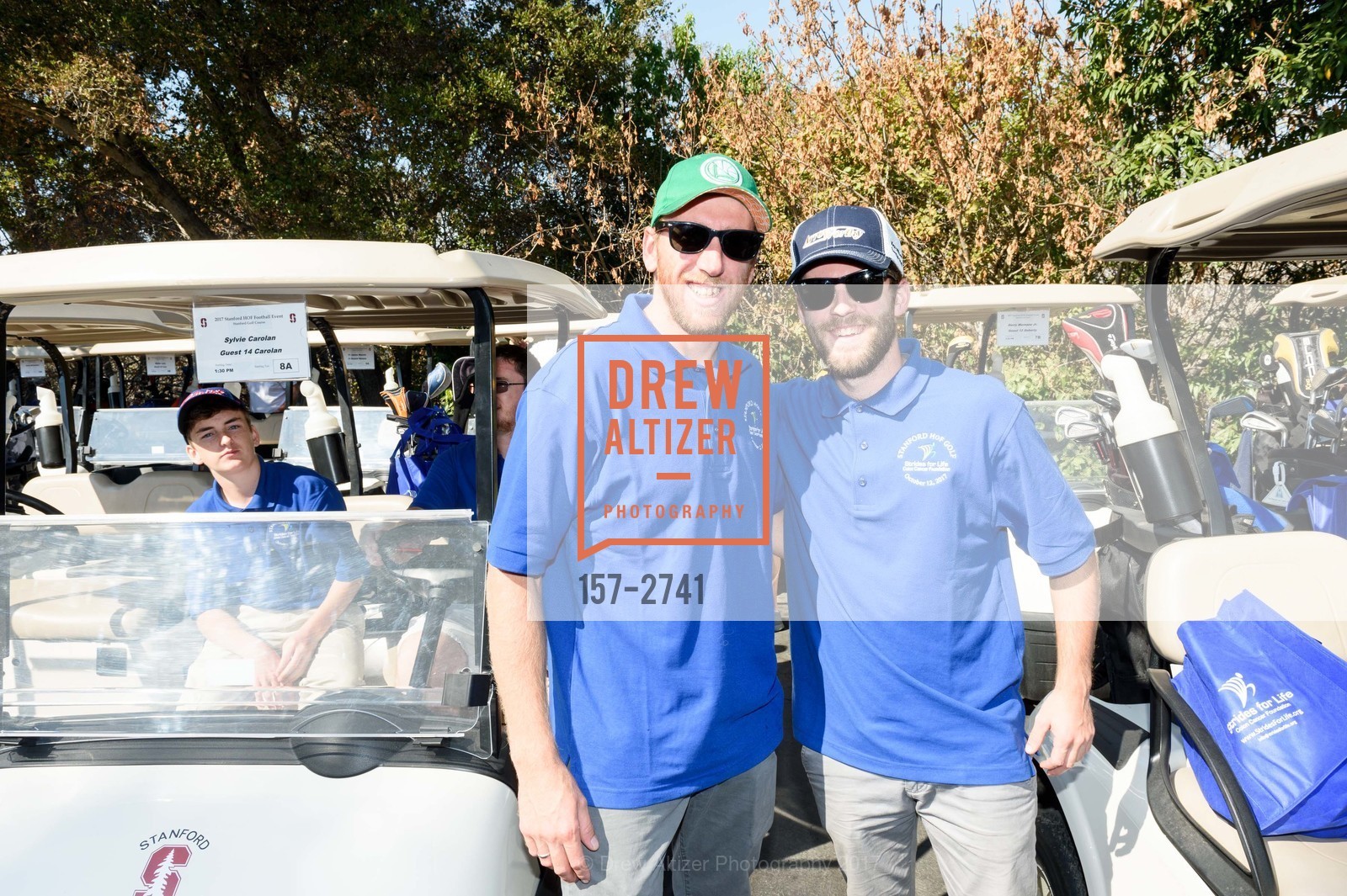 James Ward, Owen Doherty, Stanford Hall of Fame and Football Golf Tournament 2017, Stanford Golf Course. 198 Junipero Serra Blvd Stanford, California 94305, October 12th, 2017, Photo #157-2741 James Ward, Owen Doherty, Photo #157-2741