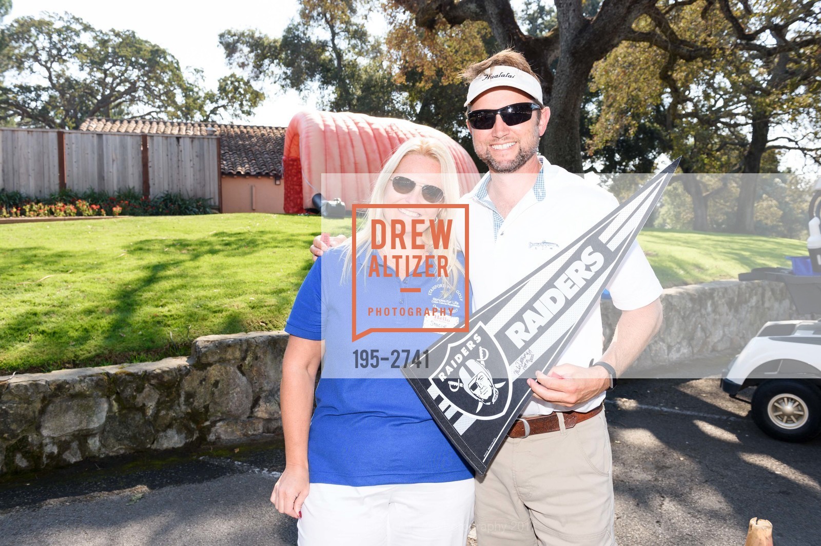 Stacie Casilla Kilroy, Eric Edwards, Stanford Hall of Fame and Football Golf Tournament 2017, Stanford Golf Course. 198 Junipero Serra Blvd Stanford, California 94305, October 12th, 2017, Photo #195-2741 Stacie Casilla Kilroy, Eric Edwards, Photo #195-2741