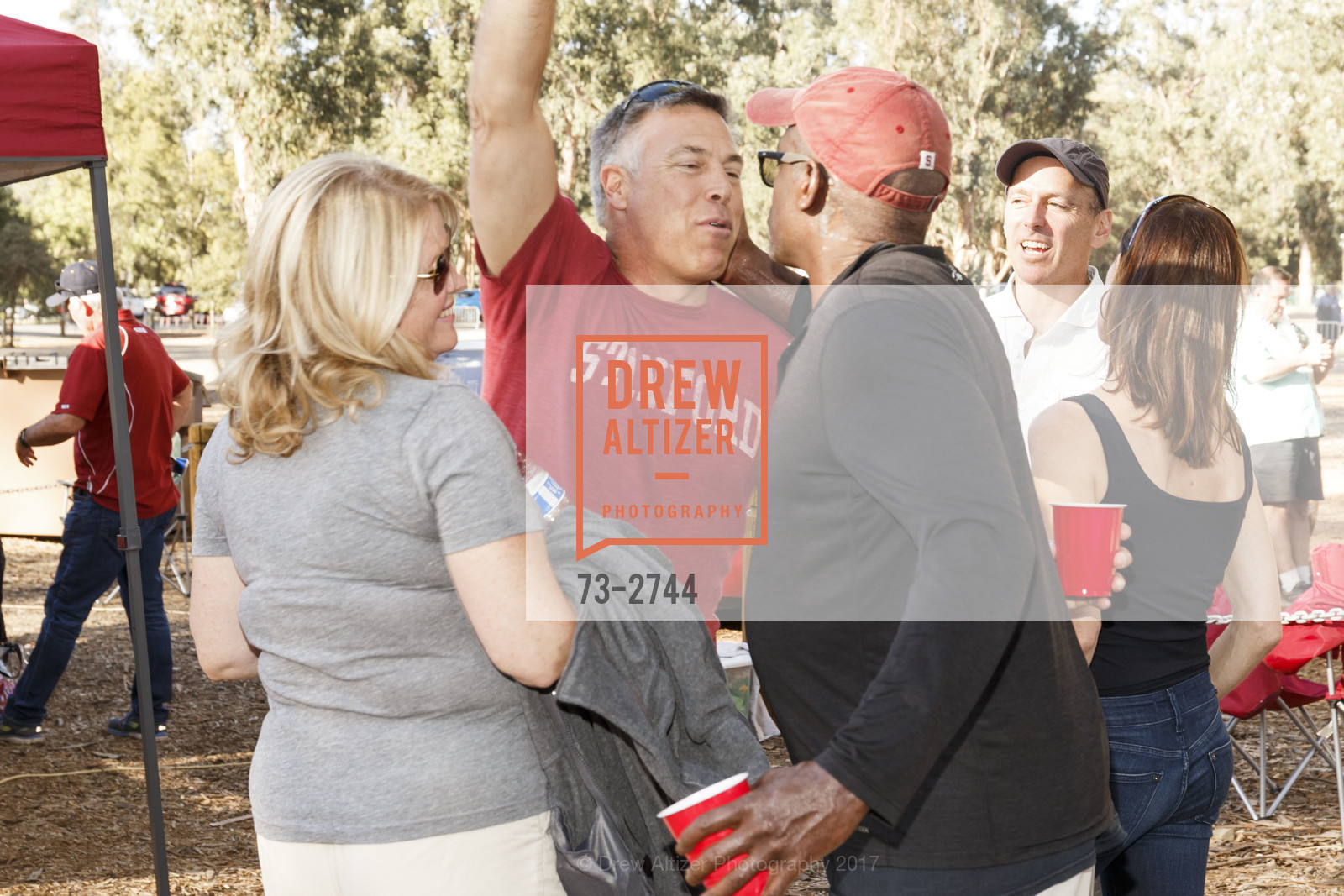 David Schotz, Stanford Re-Union Luau Tailgate party 2017, Lausen Picnic Area at Stanford. (SE corner of Lasuen Ave. and Campus Drive), October 14th, 2017, Photo #73-2744 David Schotz, Photo #73-2744