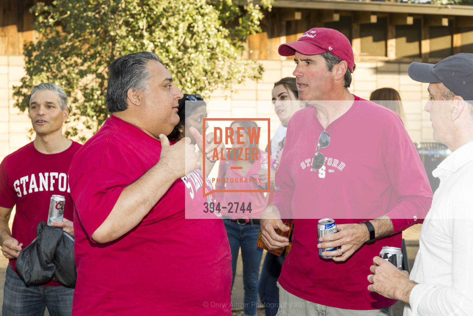 Ramon Chapa, John Mahoney, Stanford Re-Union Luau Tailgate party 2017, Lausen Picnic Area at Stanford. (SE corner of Lasuen Ave. and Campus Drive), October 14th, 2017, Photo #394-2744 Ramon Chapa, John Mahoney, Photo #394-2744