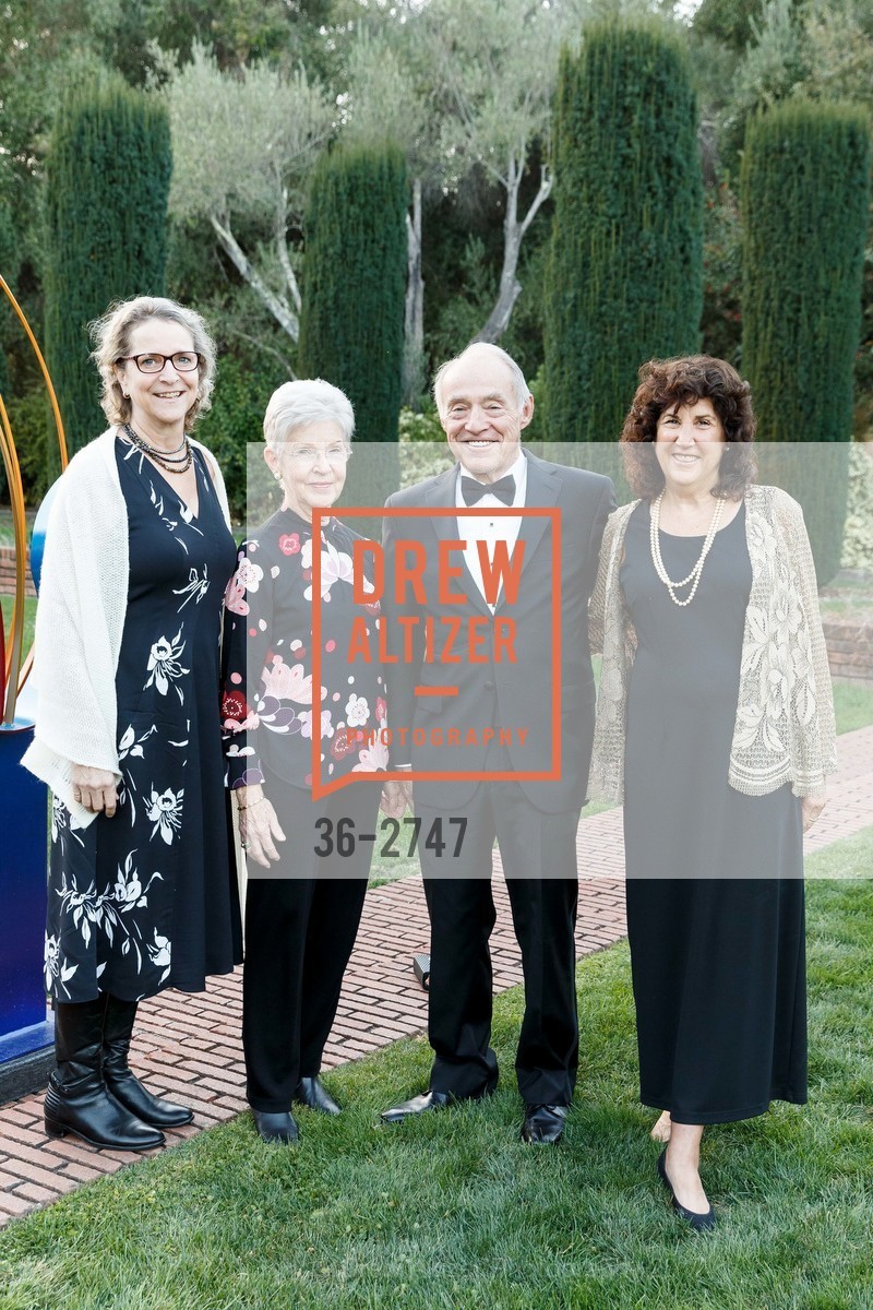 Rachel Meyers, Connie Sevier, Gordon Meyers, Martha Lowenthal, CuriOdyssey Gala 2017: NATURE OF PATTERNS, Filioli. 86 Cañada Road, Woodside, CA 94062, October 14th, 2017, Photo #36-2747 Rachel Meyers, Connie Sevier, Gordon Meyers, Martha Lowenthal, Photo #36-2747
