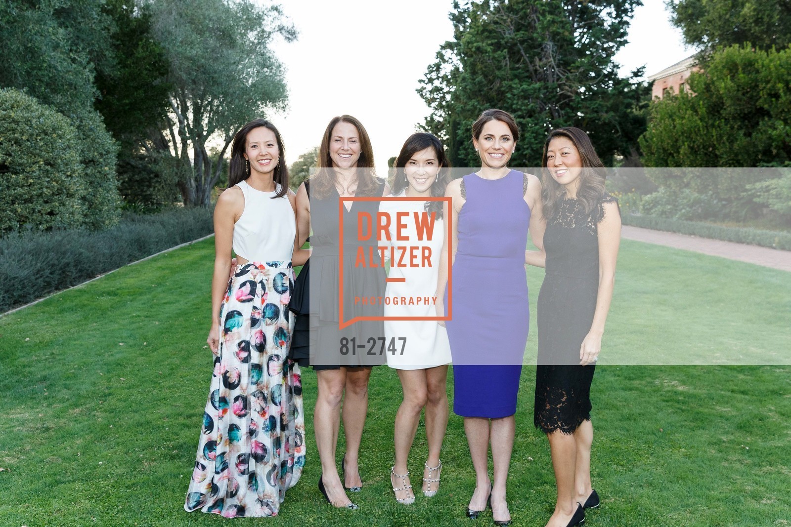 Rosemary Chang, Jen King, Mary Ann Hasenstab, Moira Baum, Gina Benatto, CuriOdyssey Gala 2017: NATURE OF PATTERNS, Filioli. 86 Cañada Road, Woodside, CA 94062, October 14th, 2017, Photo #81-2747 Rosemary Chang, Jen King, Mary Ann Hasenstab, Moira Baum, Gina Benatto, Photo #81-2747