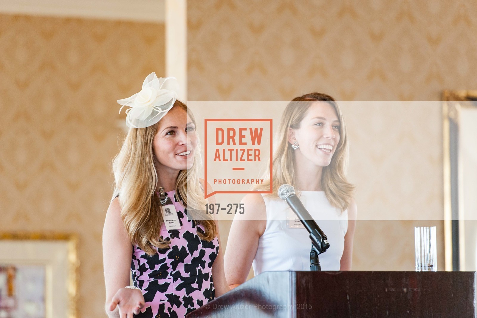 Stephanie Tecca, Laura Weaver, Spinsters of San Francisco New Member Tea 2015, The Fairmont Hotel, Crown Room. 950 Mason Street, August 30th, 2015,Drew Altizer, Drew Altizer Photography, full-service agency, private events, San Francisco photographer, photographer california