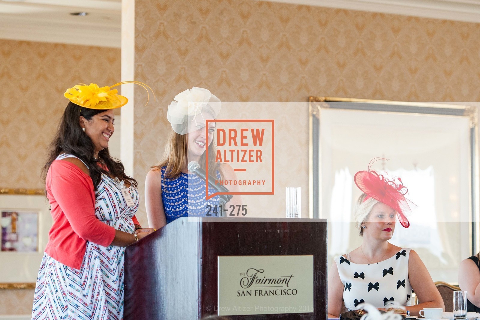 Deyanira Medina, Julia Allyn, Spinsters of San Francisco New Member Tea 2015, The Fairmont Hotel, Crown Room. 950 Mason Street, August 30th, 2015,Drew Altizer, Drew Altizer Photography, full-service agency, private events, San Francisco photographer, photographer california
