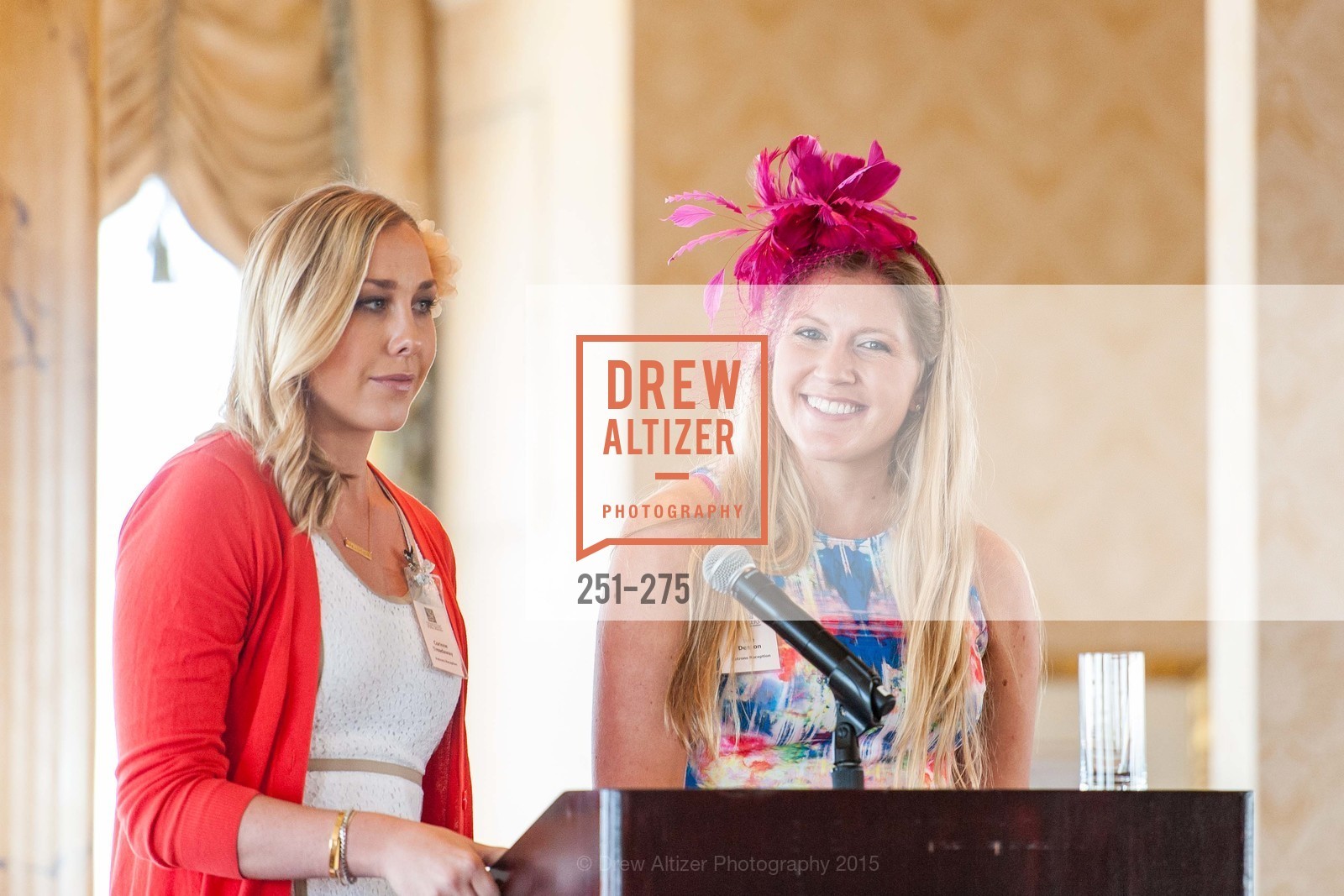 Corrine Treavaway, Julie Denton, Spinsters of San Francisco New Member Tea 2015, The Fairmont Hotel, Crown Room. 950 Mason Street, August 30th, 2015,Drew Altizer, Drew Altizer Photography, full-service agency, private events, San Francisco photographer, photographer california