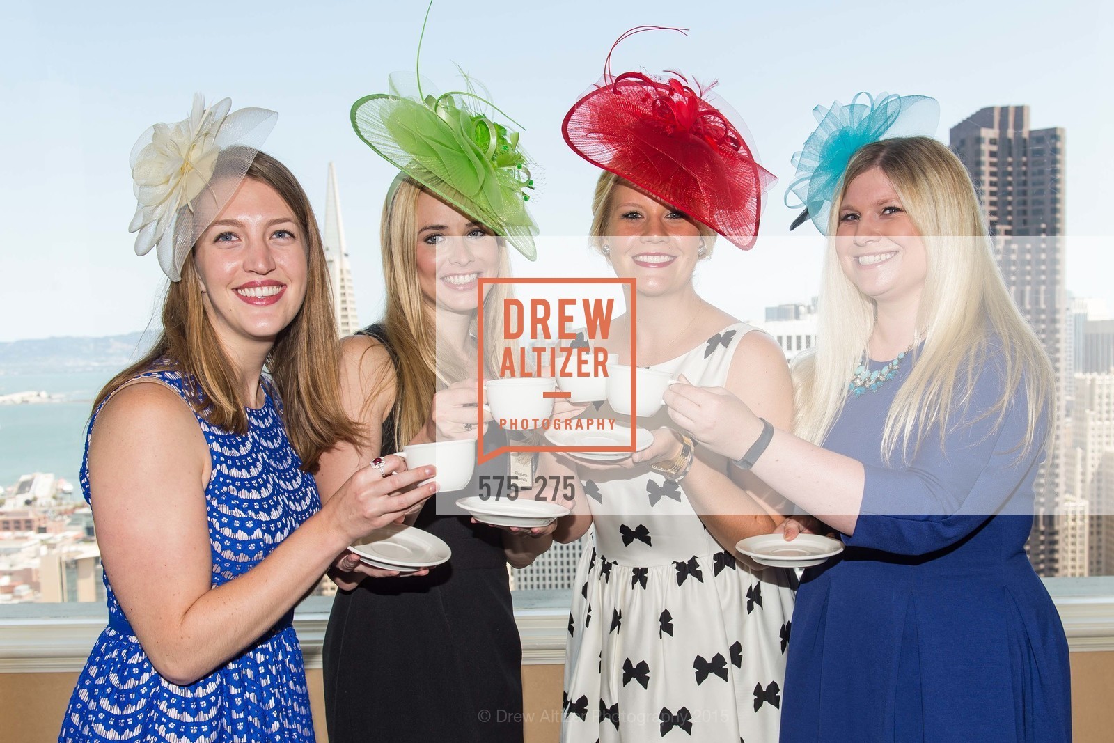 Julia Allyn, Elizabeth Sgarrella, Laura Davis, Summer Lynn McCormick, Spinsters of San Francisco New Member Tea 2015, The Fairmont Hotel, Crown Room. 950 Mason Street, August 30th, 2015,Drew Altizer, Drew Altizer Photography, full-service event agency, private events, San Francisco photographer, photographer California