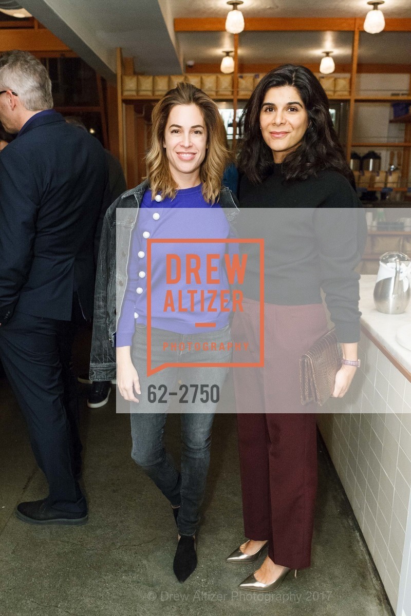 Alison Pincus, Manizeh Rimer, CCA Wattis Mechanisms Artist Dinner, Tartine Manufactory. 595 Alabama Street, SF 94110, October 11th, 2017, Photo #62-2750 Alison Pincus, Manizeh Rimer, Photo #62-2750