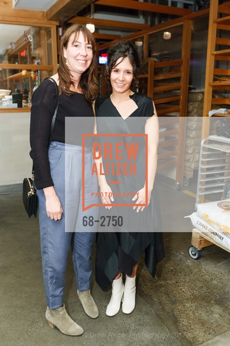 Claudia Altman-Siegel, Juana Berrio, CCA Wattis Mechanisms Artist Dinner, Tartine Manufactory. 595 Alabama Street, SF 94110, October 11th, 2017, Photo #68-2750 Claudia Altman-Siegel, Juana Berrio, Photo #68-2750