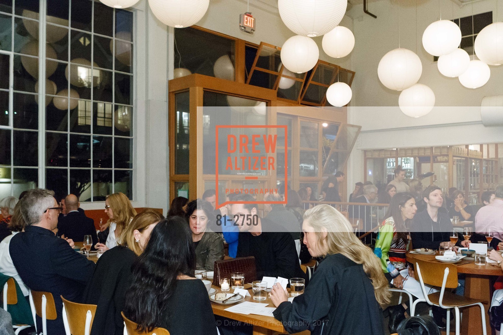 Atmosphere, CCA Wattis Mechanisms Artist Dinner, Tartine Manufactory. 595 Alabama Street, SF 94110, October 11th, 2017, Photo #81-2750 Atmosphere, Photo #81-2750