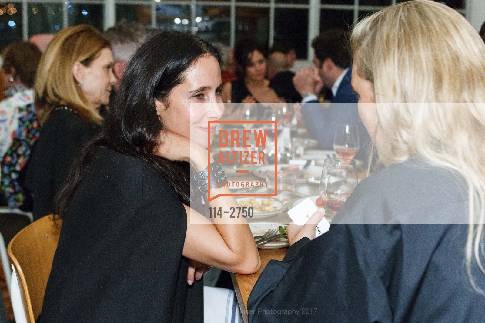 Abigail Turin, CCA Wattis Mechanisms Artist Dinner, Tartine Manufactory. 595 Alabama Street, SF 94110, October 11th, 2017, Photo #114-2750 Abigail Turin, Photo #114-2750