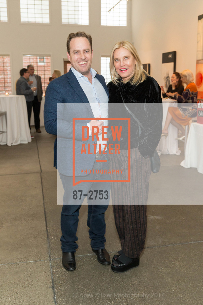 Will Hearst, Karen Diefenbach, Will Hearst's ALTA MAGAZINE Launch Party, Foreign Cinema, The Gallery Room. 2534 Mission Street, October 12th, 2017, Photo #87-2753 Will Hearst, Karen Diefenbach, Photo #87-2753