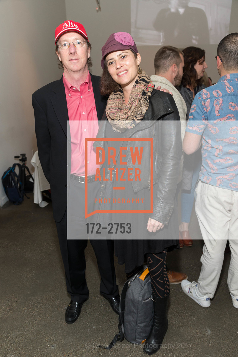 Steve Ackroyd, Jackie Peters, Will Hearst's ALTA MAGAZINE Launch Party, Foreign Cinema, The Gallery Room. 2534 Mission Street, October 12th, 2017, Photo #172-2753 Steve Ackroyd, Jackie Peters, Photo #172-2753