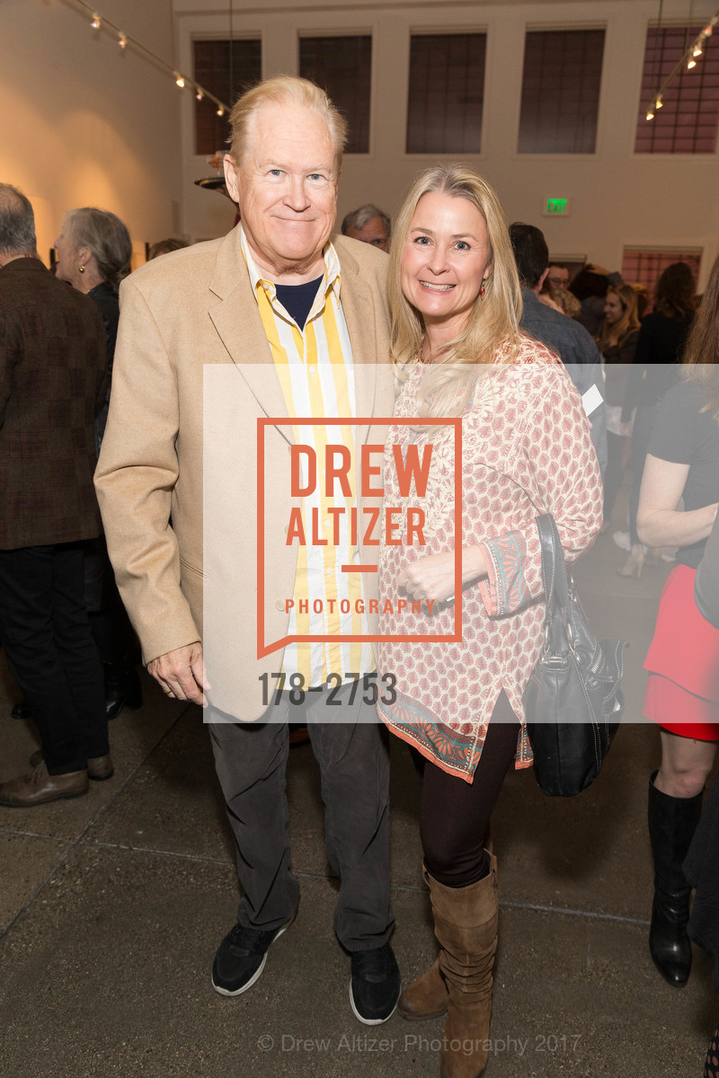 John Dvorak, Cherilyn Parsons, Will Hearst's ALTA MAGAZINE Launch Party, Foreign Cinema, The Gallery Room. 2534 Mission Street, October 12th, 2017, Photo #178-2753 John Dvorak, Cherilyn Parsons, Photo #178-2753