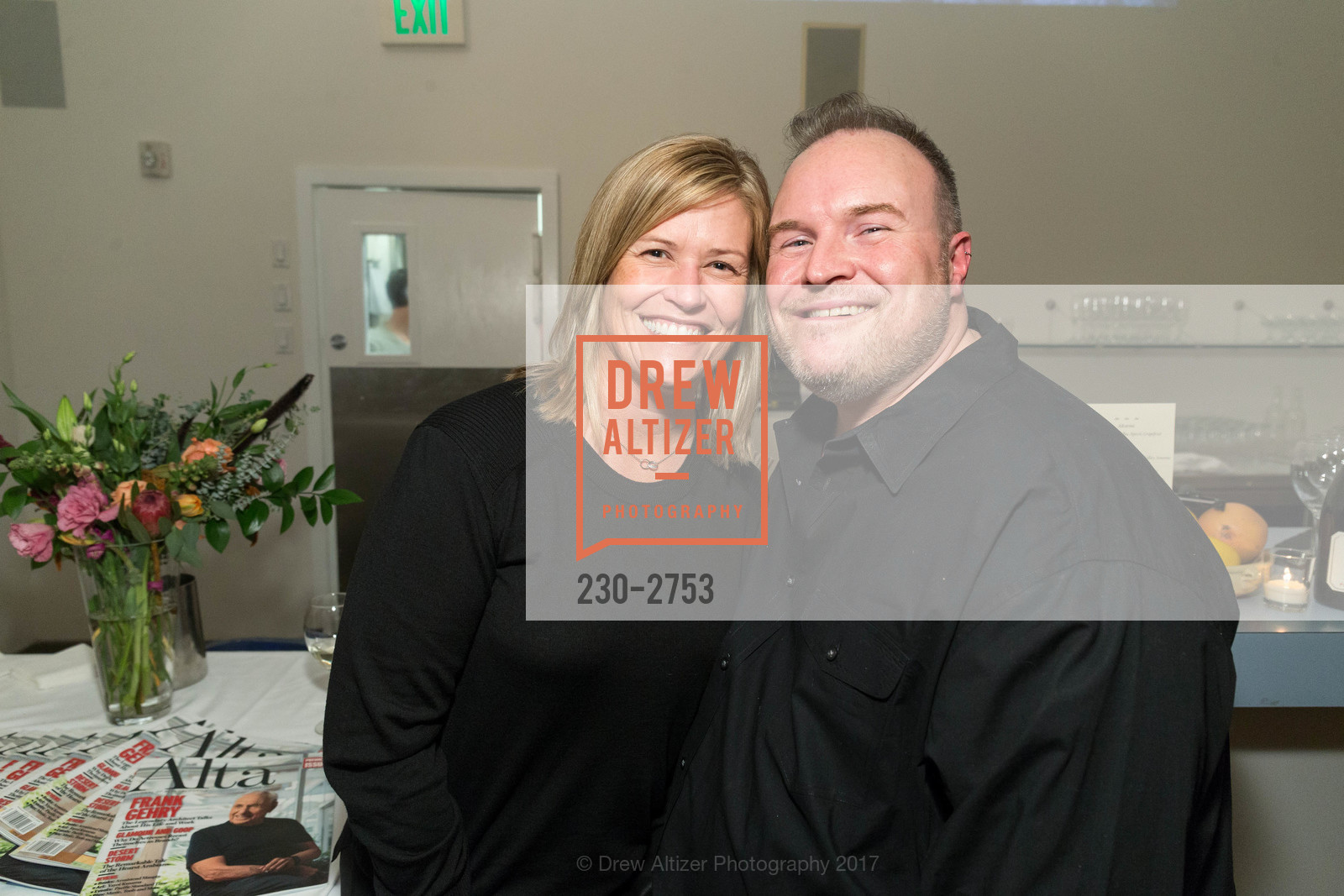 Kathleen Curry, Joseph Whitcomb, Will Hearst's ALTA MAGAZINE Launch Party, Foreign Cinema, The Gallery Room. 2534 Mission Street, October 12th, 2017, Photo #230-2753 Kathleen Curry, Joseph Whitcomb, Photo #230-2753