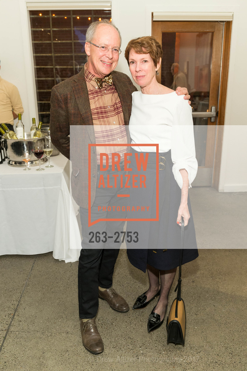 Charles Desmarais, Kitty Morgan, Will Hearst's ALTA MAGAZINE Launch Party, Foreign Cinema, The Gallery Room. 2534 Mission Street, October 12th, 2017, Photo #263-2753 Charles Desmarais, Kitty Morgan, Photo #263-2753