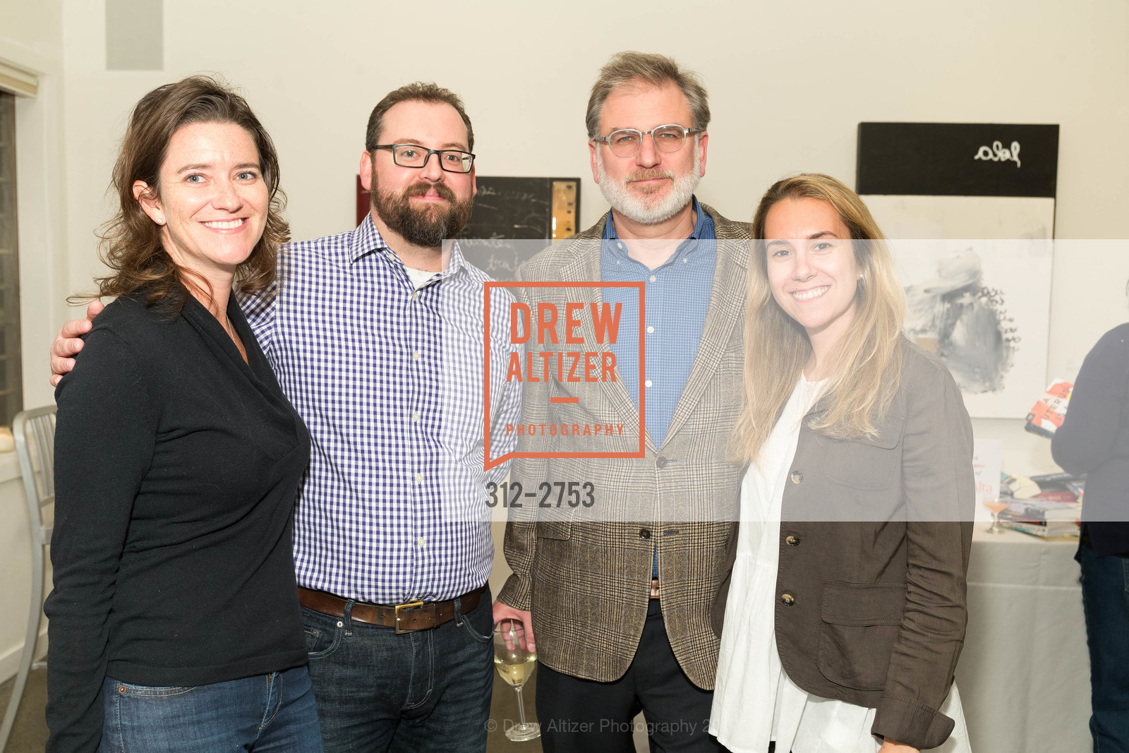 Kirsten Strobel, Phil Proctor, Noah Cowan, Laura Molinari, Will Hearst's ALTA MAGAZINE Launch Party, Foreign Cinema, The Gallery Room. 2534 Mission Street, October 12th, 2017, Photo #312-2753 Kirsten Strobel, Phil Proctor, Noah Cowan, Laura Molinari, Photo #312-2753