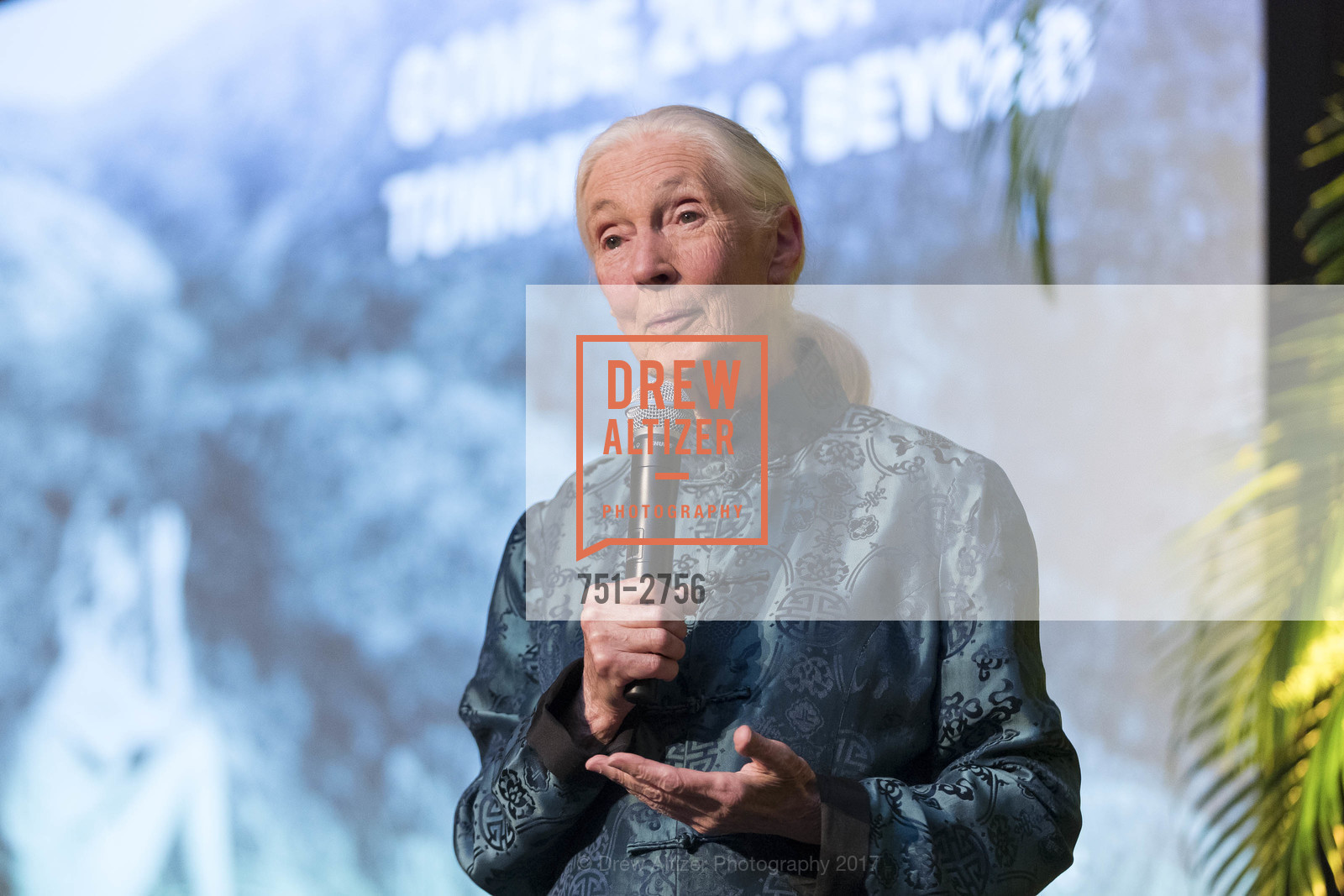 Jane Goodall, Gombe 2020: Tomorrow & Beyond, The Fairmont Hotel. 950 Mason Street, October 12th, 2017, Photo #751-2756 Jane Goodall, Photo #751-2756