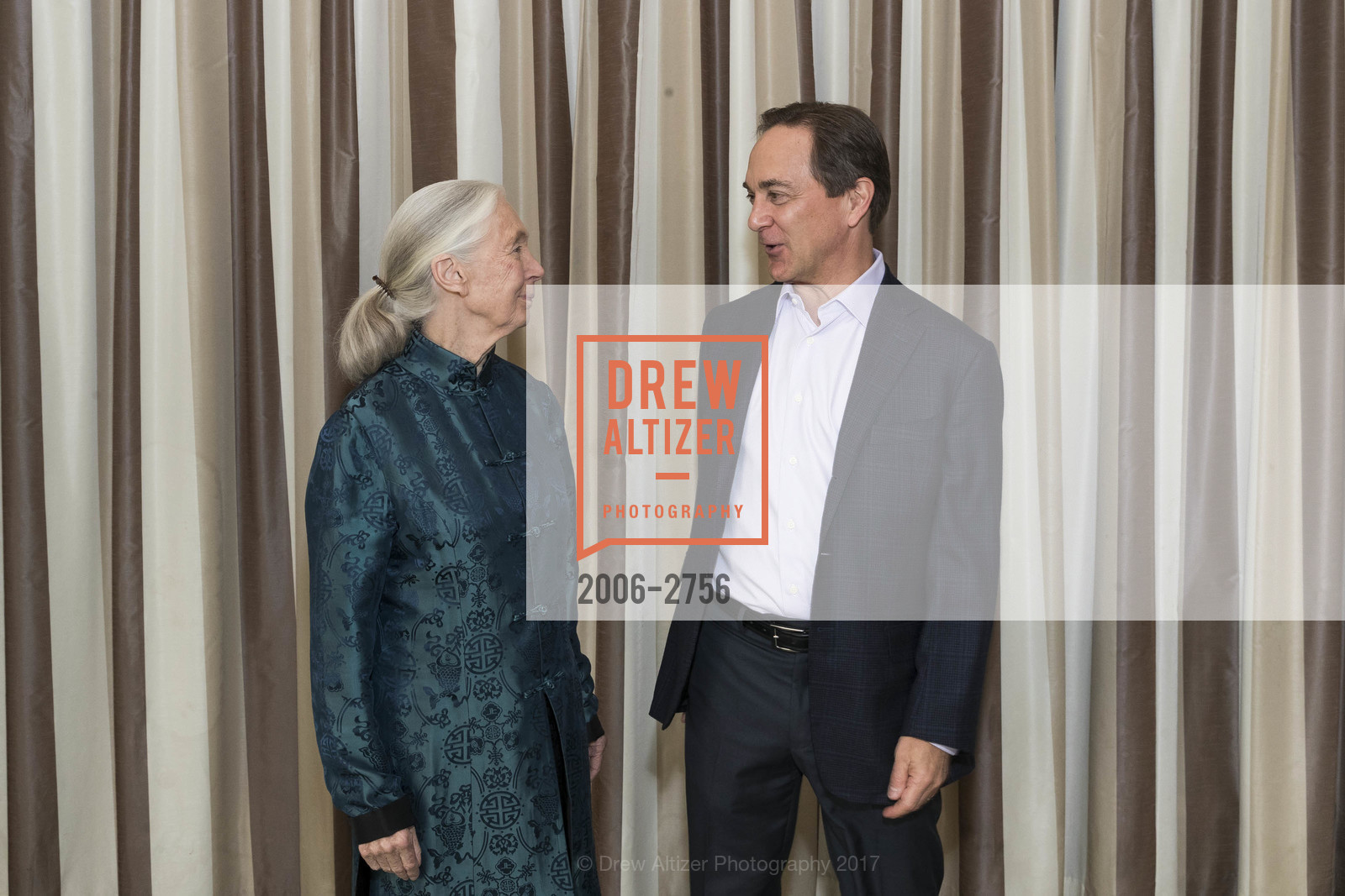 Jane Goodall, Charlie Knowles, Gombe 2020: Tomorrow & Beyond, The Fairmont Hotel. 950 Mason Street, October 12th, 2017, Photo #2006-2756 Jane Goodall, Charlie Knowles, Photo #2006-2756