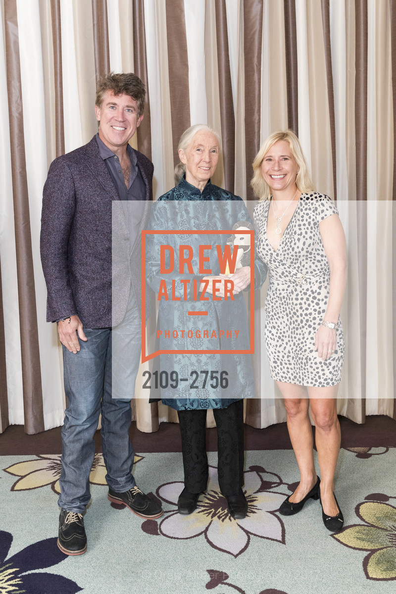 John Higgins, Jane Goodall, Amy Higgins, Gombe 2020: Tomorrow & Beyond, The Fairmont Hotel. 950 Mason Street, October 12th, 2017, Photo #2109-2756 John Higgins, Jane Goodall, Amy Higgins, Photo #2109-2756