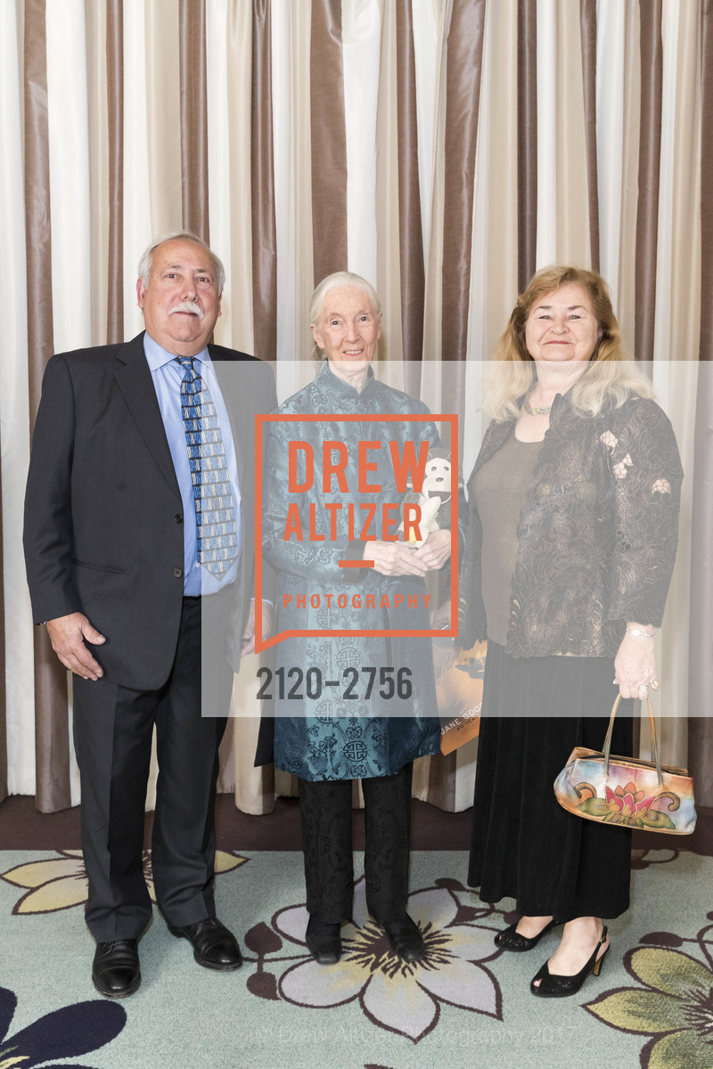 Michael Szulman, Jane Goodall, Marilyn Szulman-Jones, Gombe 2020: Tomorrow & Beyond, The Fairmont Hotel. 950 Mason Street, October 12th, 2017, Photo #2120-2756 Michael Szulman, Jane Goodall, Marilyn Szulman-Jones, Photo #2120-2756