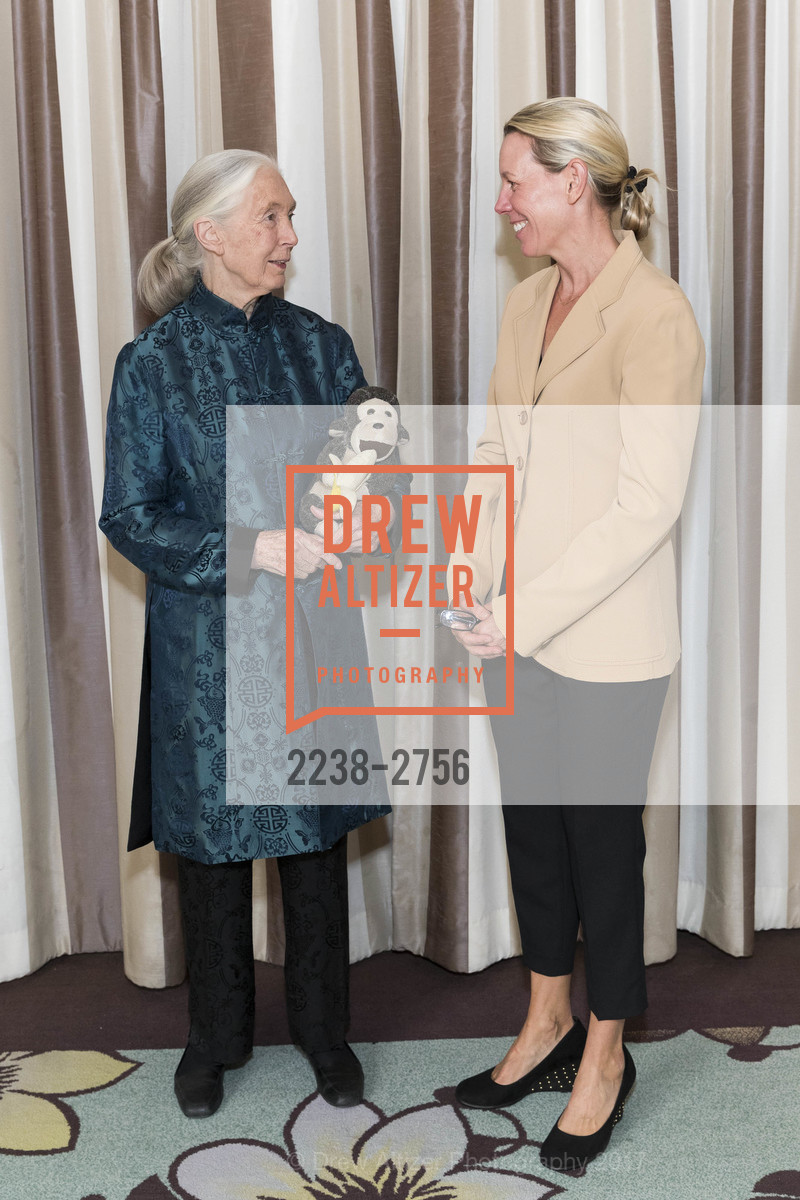 Jane Goodall, Susie Moloney, Gombe 2020: Tomorrow & Beyond, The Fairmont Hotel. 950 Mason Street, October 12th, 2017, Photo #2238-2756 Jane Goodall, Susie Moloney, Photo #2238-2756