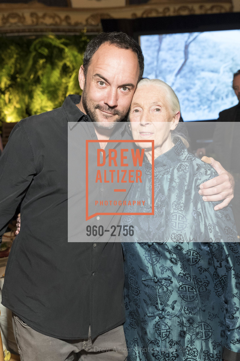 Dave Matthews, Jane Goodall, Gombe 2020: Tomorrow & Beyond, The Fairmont Hotel. 950 Mason Street, October 12th, 2017, Photo #960-2756 Dave Matthews, Jane Goodall, Photo #960-2756