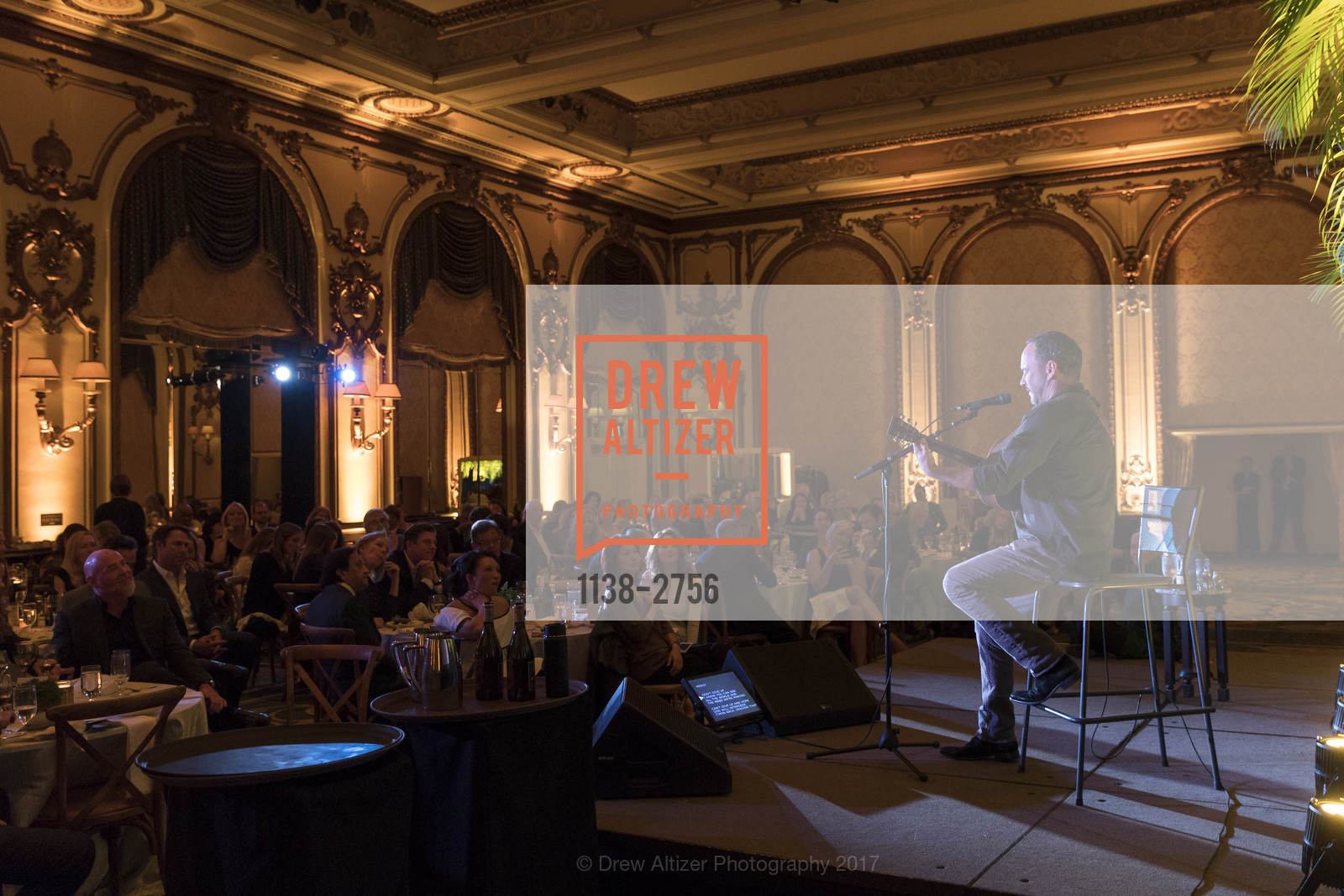 Dave Matthews, Gombe 2020: Tomorrow & Beyond, The Fairmont Hotel. 950 Mason Street, October 12th, 2017, Photo #1138-2756 Dave Matthews, Photo #1138-2756