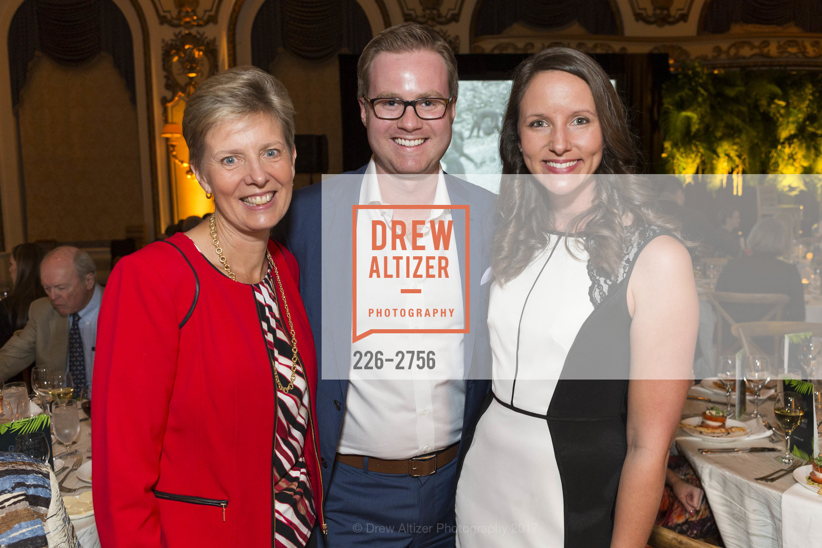 Beth Stevens, Chase Pickering, Leslie Wells, Gombe 2020: Tomorrow & Beyond, The Fairmont Hotel. 950 Mason Street, October 12th, 2017, Photo #226-2756 Beth Stevens, Chase Pickering, Leslie Wells, Photo #226-2756