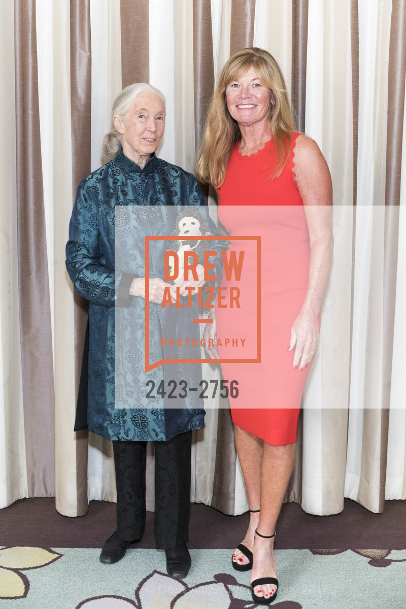 Jane Goodall, Virginia Stafman, Gombe 2020: Tomorrow & Beyond, The Fairmont Hotel. 950 Mason Street, October 12th, 2017, Photo #2423-2756 Jane Goodall, Virginia Stafman, Photo #2423-2756