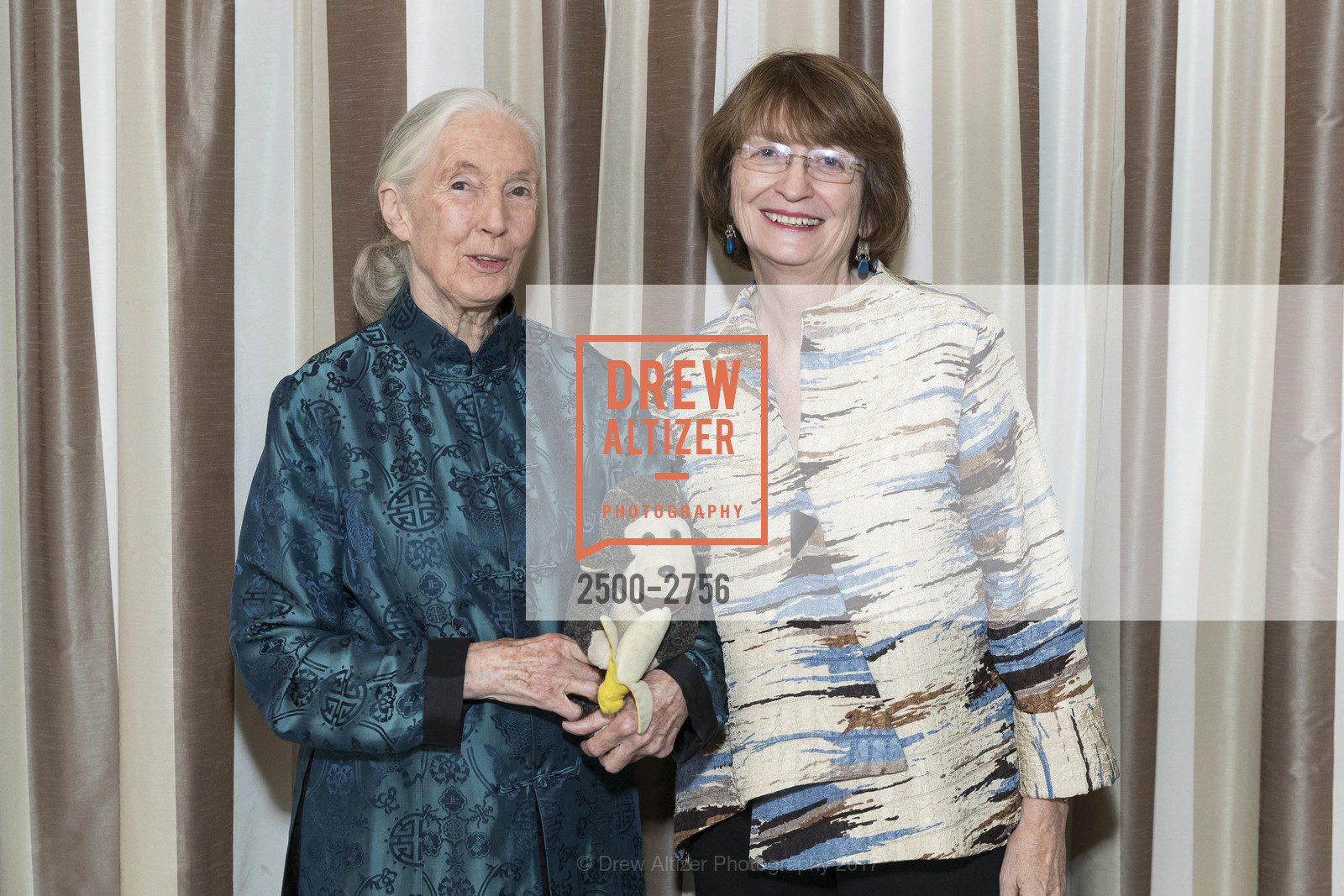 Jane Goodall, Maureen Marshall, Gombe 2020: Tomorrow & Beyond, The Fairmont Hotel. 950 Mason Street, October 12th, 2017, Photo #2500-2756 Jane Goodall, Maureen Marshall, Photo #2500-2756