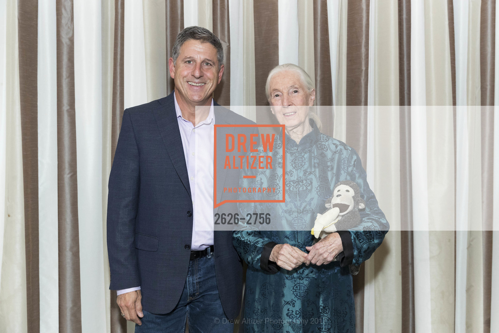 Anthony Bay, Jane Goodall, Gombe 2020: Tomorrow & Beyond, The Fairmont Hotel. 950 Mason Street, October 12th, 2017, Photo #2626-2756 Anthony Bay, Jane Goodall, Photo #2626-2756