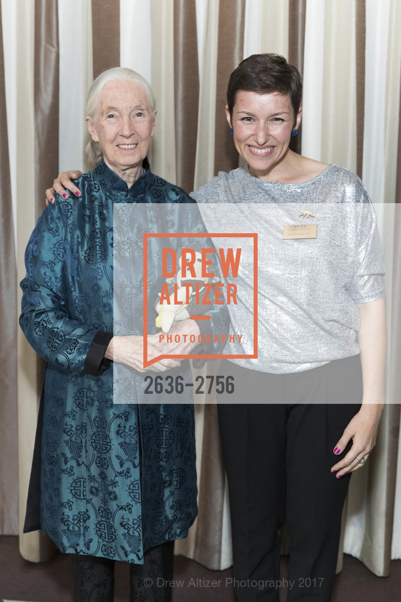Jane Goodall, Diana Kalaly, Gombe 2020: Tomorrow & Beyond, The Fairmont Hotel. 950 Mason Street, October 12th, 2017, Photo #2636-2756 Jane Goodall, Diana Kalaly, Photo #2636-2756