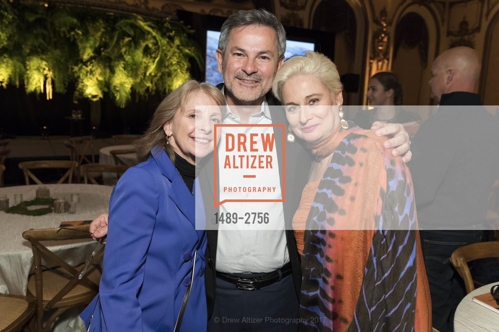 Donna Howe, Juan Loaiza, Bev Spector, Gombe 2020: Tomorrow & Beyond, The Fairmont Hotel. 950 Mason Street, October 12th, 2017, Photo #1489-2756 Donna Howe, Juan Loaiza, Bev Spector, Photo #1489-2756