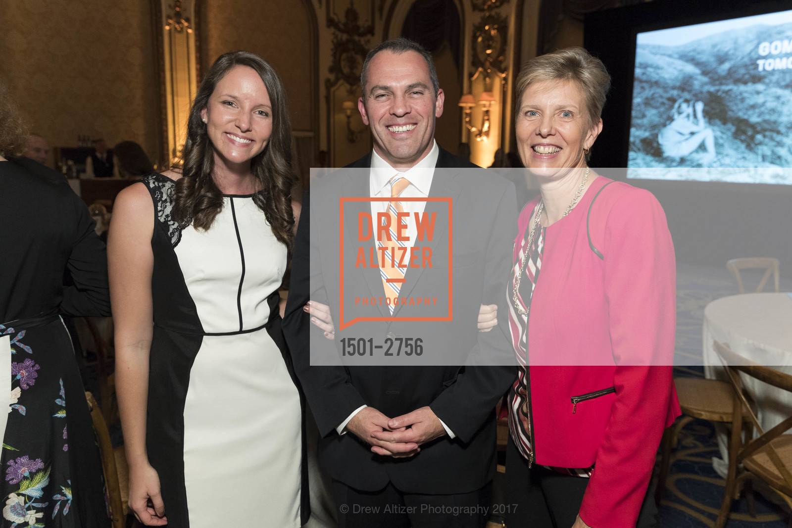 Leslie Wells, Paul Baribault, Beth Stevens, Gombe 2020: Tomorrow & Beyond, The Fairmont Hotel. 950 Mason Street, October 12th, 2017, Photo #1501-2756 Leslie Wells, Paul Baribault, Beth Stevens, Photo #1501-2756