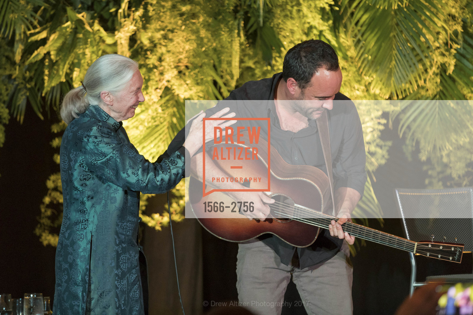 Jane Goodall, Dave Matthews, Gombe 2020: Tomorrow & Beyond, The Fairmont Hotel. 950 Mason Street, October 12th, 2017, Photo #1566-2756 Jane Goodall, Dave Matthews, Photo #1566-2756