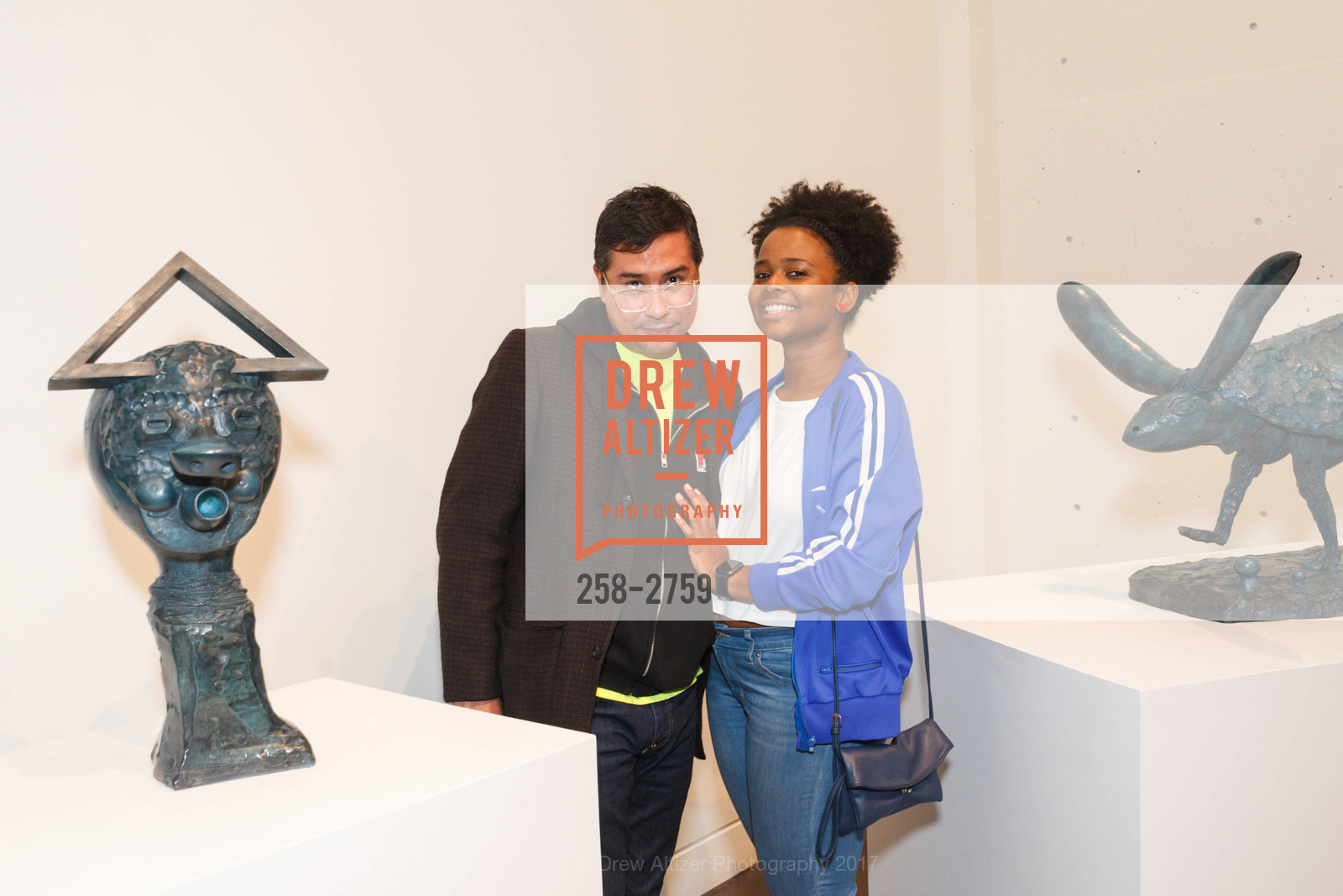 Micah Garcia, Jessica Cry, Chandran Gallery hosts Thomas Campbell Art Opening, Chandran Gallery. 459 geary St San Francisco, October 19th, 2017, Photo #258-2759 Micah Garcia, Jessica Cry, Photo #258-2759