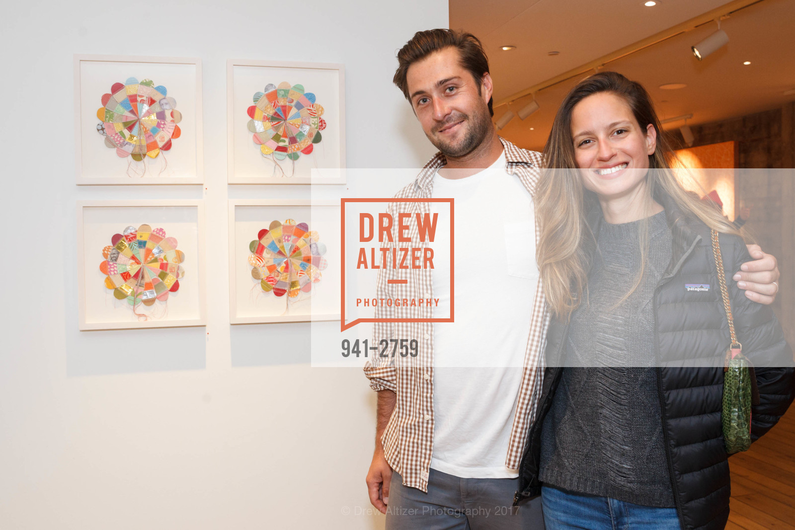Nick Smith, Yasemin Smith, Chandran Gallery hosts Thomas Campbell Art Opening, Chandran Gallery. 459 geary St San Francisco, October 19th, 2017, Photo #941-2759 Nick Smith, Yasemin Smith, Photo #941-2759